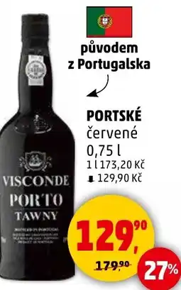 Penny Market Portské červené nabídka