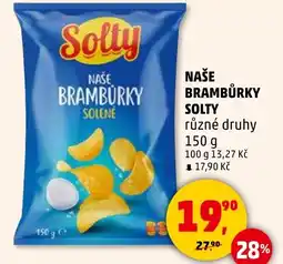 Penny Market Naše bramburky solty nabídka