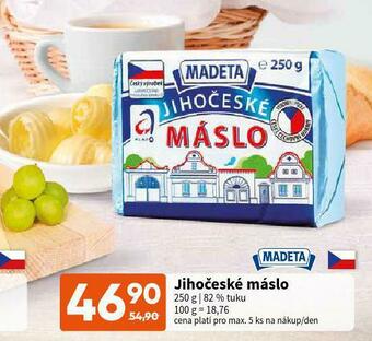 Terno Jihočeské máslo nabídka