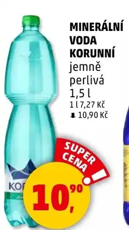 Penny Market Minerální voda korunní jemně perlivá nabídka