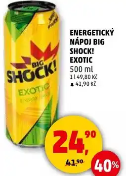 Penny Market Energetický nápoj big shock! exotic nabídka