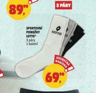 Penny Market Sportovní ponožky nabídka