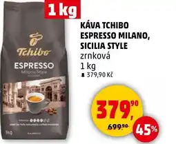 Penny Market Káva tchibo espresso milano, sicilia style zrnková nabídka