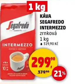 Penny Market Káva segafredo intermezzo zrnková nabídka