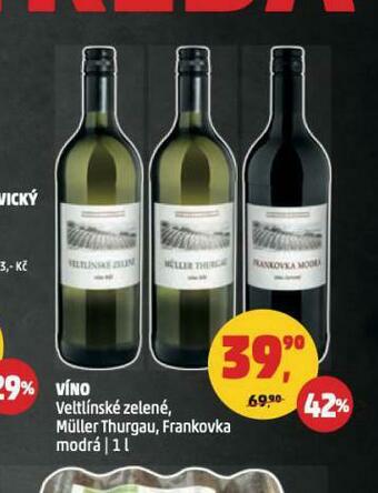 Penny Market Víno müller thurgau nabídka