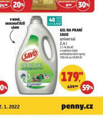 Penny Market Savo gel na praní nabídka