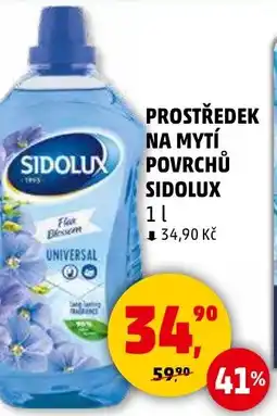 Penny Market Prostředek na mytí povrchů sidolux nabídka
