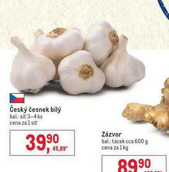 Makro Český česnek bílý nabídka