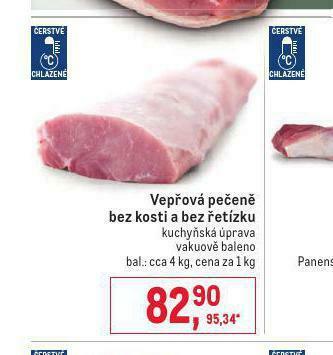 Makro Vepřová pečeně bez kosti a bez řetízku nabídka