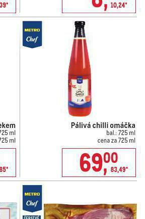 Makro Pálivá chilli omáčka nabídka