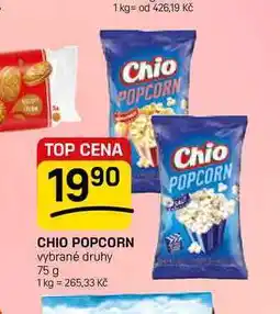 Flop CHIO POPCORN vybrané druhy nabídka
