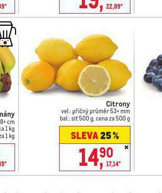 Makro Citrony nabídka