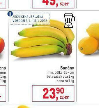 Makro Banány nabídka