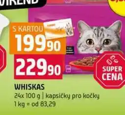 Terno WHISKAS 24x 100 g kapsičky pro kočky nabídka