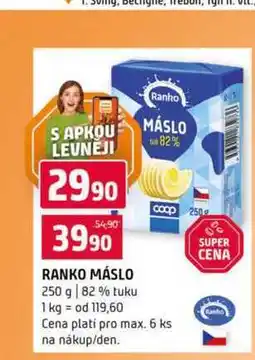 Terno RANKO MÁSLO 250 g 82% tuku nabídka