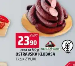 Terno OSTRAVSKÁ KLOBÁSA 1 kg 100g nabídka