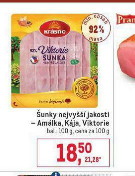 Makro Šunka nejvyšší jakosti nabídka