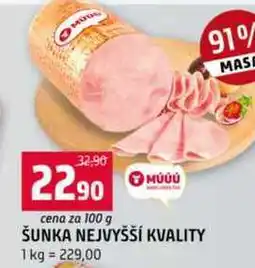 Terno ŠUNKA NEJVYŠŠÍ KVALITY 1 kg 100g nabídka