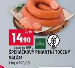 Terno ŠPEKÁČKOVÝ PIKANTNÍ TOČENÝ SALÁM 1 kg 100g nabídka