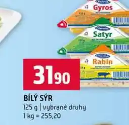 Terno BÍLÝ SÝR 125 g vybrané druhy nabídka