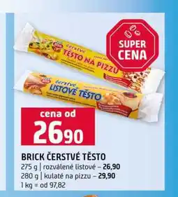 Terno BRICK ČERSTVÉ TĚSTO 275 g rozválené listové nabídka
