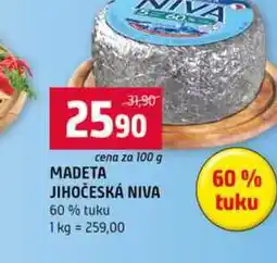 Terno MADETA JIHOČESKÁ NIVA 60% tuku nabídka