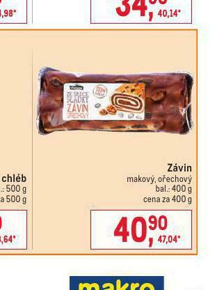 Makro Závin nabídka