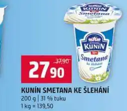 Terno KUNIN SMETANA KE ŠLEHÁNÍ 200 g 31% tuku nabídka