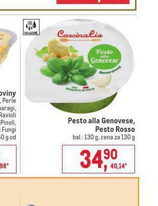 Makro Pesto alla genovese, pesto rosso nabídka