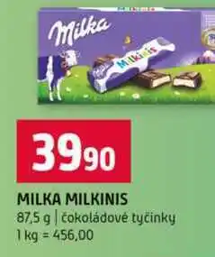 Terno MILKA MILKINIS 87,5 g čokoládové tyčinky nabídka