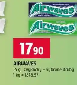 Terno AIRWAVES 14 g žvýkačky vybrané druhy nabídka
