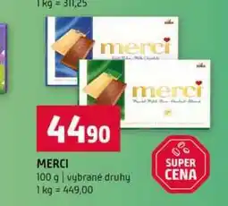Terno MERCI 100 g vybrané druhy nabídka