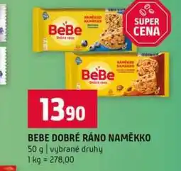 Terno BEBE DOBRÉ RÁNO NAMĚKKO 50 g vybrané druhy nabídka