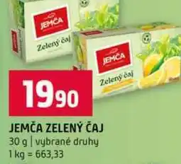 Terno JEMČA ZELENÝ ČAJ 30 g vybrané druhy nabídka