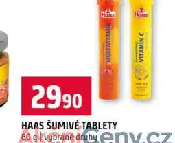 Terno HAAS ŠUMIVÉ TABLETY 80 g vybrané druhy env.cz nabídka