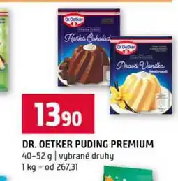 Terno DR. OETKER PUDING PREMIUM 40-52 g vybrané druhy nabídka