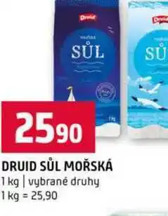 Terno DRUID SŮL MOŘSKÁ 1 kg vybrané druhy nabídka