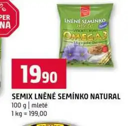 Terno SEMIX LNĚNÉ SEMÍNKO NATURAL 100 g mleté nabídka
