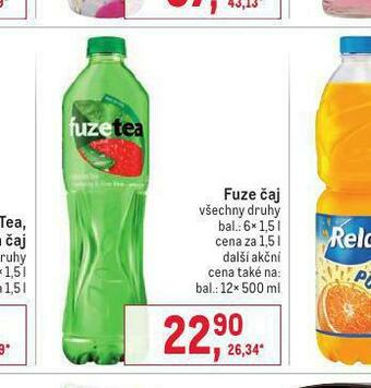Makro Fuze čaj nabídka