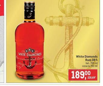 Makro White diamonds rum 38% nabídka