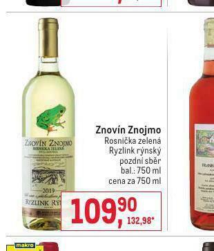 Makro Znovín znojmo nabídka