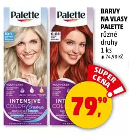 Penny Market Barvy na vlasy palette nabídka