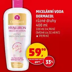 Penny Market Micelární voda dermacol nabídka