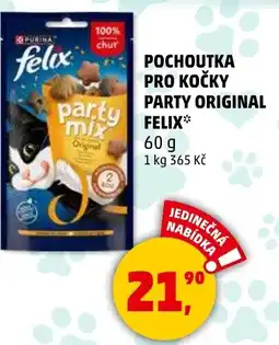 Penny Market Pochoutka pro kočky party original felix nabídka