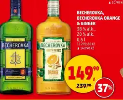 Penny Market Becherovka, becherovka orange & ginger nabídka