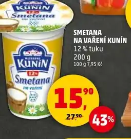 Penny Market Smetana na vaření kunín nabídka