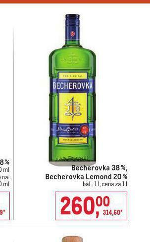 Makro Becherovka / becherovka lemond nabídka