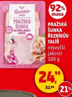 Penny Market Pražská šunka řezníkův talíř nabídka