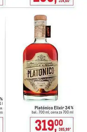 Makro Platónico elixir 34% nabídka