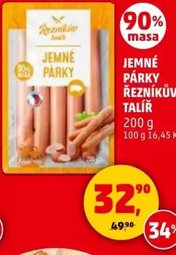 Penny Market Jemné párky řezníkův talíř nabídka